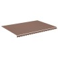vidaXL Tela de repuesto para toldo marrón 5x3,5 m vidaXL Tela de repuesto para toldo marrón 5x3,5 m