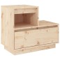 vidaXL Mesitas de noche 2 uds madera maciza de pino 60x34x51 cm vidaXL Mesitas de noche 2 uds madera maciza de pino 60x34x51 cm