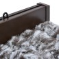 vidaXL Cortina mosquitera marrón y beige chenilla 90x200 cm vidaXL Cortina mosquitera marrón y beige chenilla 90x200 cm