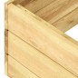vidaXL Tumbona de madera de madera de pino impregnada verde vidaXL Tumbona de madera de madera de pino impregnada verde