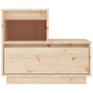 vidaXL Mesitas de noche 2 uds madera maciza de pino 60x34x51 cm vidaXL Mesitas de noche 2 uds madera maciza de pino 60x34x51 cm