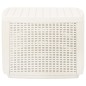 vidaXL Mesa de jardín plástico blanco 53x53x40 cm vidaXL Mesa de jardín plástico blanco 53x53x40 cm