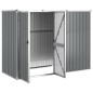vidaXL Cobertizo herramientas jardín acero galvanizado 225x89x161 vidaXL Cobertizo herramientas jardín acero galvanizado 225x89x161