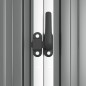 vidaXL Cobertizo herramientas jardín acero galvanizado 225x89x161 vidaXL Cobertizo herramientas jardín acero galvanizado 225x89x161