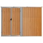 vidaXL Cobertizo herramientas jardín acero galvanizado 225x89x161 vidaXL Cobertizo herramientas jardín acero galvanizado 225x89x161