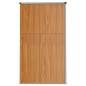 vidaXL Cobertizo herramientas jardín acero galvanizado 225x89x161 vidaXL Cobertizo herramientas jardín acero galvanizado 225x89x161