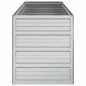 vidaXL Arriate de acero galvanizado plateado 100x40x45 cm vidaXL Arriate de acero galvanizado plateado 100x40x45 cm