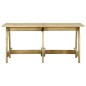 vidaXL Mesa de jardín de madera de pino impregnada 160x74x75 cm vidaXL Mesa de jardín de madera de pino impregnada 160x74x75 cm