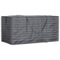 vidaXL Bolsa para cojines de jardín polietileno negro 150x75x75 cm vidaXL Bolsa para cojines de jardín polietileno negro 150x75x75 cm