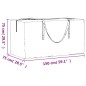 vidaXL Bolsa para cojines de jardín polietileno negro 150x75x75 cm vidaXL Bolsa para cojines de jardín polietileno negro 150x75x75 cm