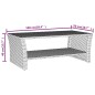 vidaXL Mesa de centro negra 100x50x40 cm ratán sintético vidaXL Mesa de centro negra 100x50x40 cm ratán sintético