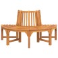 vidaXL Banco de árbol semicircular madera maciza eucalipto Ø160 cm vidaXL Banco de árbol semicircular madera maciza eucalipto Ø160 cm