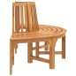 vidaXL Banco de árbol semicircular madera maciza eucalipto Ø160 cm vidaXL Banco de árbol semicircular madera maciza eucalipto Ø160 cm