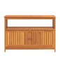 vidaXL Mesa consola de jardín madera maciza acacia 110x35x75 cm