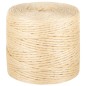 vidaXL Cuerda 100% sisal 4 mm 500 m vidaXL Cuerda 100% sisal 4 mm 500 m