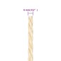 vidaXL Cuerda 100% sisal 6 mm 50 m