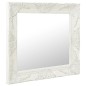 vidaXL Espejo de pared estilo barroco blanco 60x60 cm vidaXL Espejo de pared estilo barroco blanco 60x60 cm