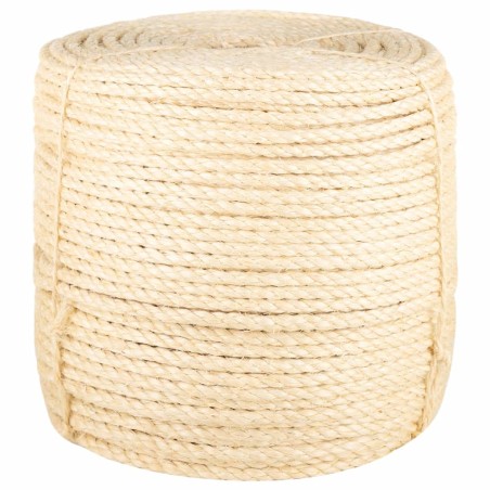 vidaXL Cuerda 100% sisal 8 mm 50 m