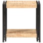 vidaXL Mesa auxiliar de madera de mango rugosa 40x30x40 cm vidaXL Mesa auxiliar de madera de mango rugosa 40x30x40 cm