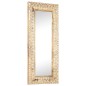 vidaXL Espejo tallado a mano madera maciza de mango 110x50x2,6 cm vidaXL Espejo tallado a mano madera maciza de mango 110x50x2,6 cm
