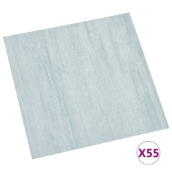 vidaXL Lamas para suelo autoadhesivas 55 piezas PVC 5,11 m² verde