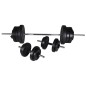 vidaXL Juego de pesas 2 de mancuernas 60,5 kg vidaXL Juego de pesas 2 de mancuernas 60,5 kg