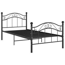 vidaXL Estructura de cama de metal 90x200 cm