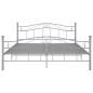 vidaXL Estructura de cama de metal gris 160x200 cm vidaXL Estructura de cama de metal gris 160x200 cm