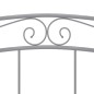 vidaXL Estructura de cama de metal gris 160x200 cm vidaXL Estructura de cama de metal gris 160x200 cm
