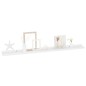 vidaXL Estantes de pared 4 unidades blanco brillo 100x9x3 cm vidaXL Estantes de pared 4 unidades blanco brillo 100x9x3 cm