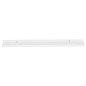 vidaXL Estantes de pared 4 unidades blanco brillo 100x9x3 cm vidaXL Estantes de pared 4 unidades blanco brillo 100x9x3 cm