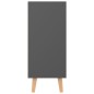 vidaXL Aparador de madera de ingeniería gris 90x30x72 cm vidaXL Aparador de madera de ingeniería gris 90x30x72 cm