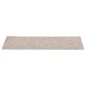 vidaXL Alfombrilla autoadhesiva escalera 15 uds crema 76x20 cm vidaXL Alfombrilla autoadhesiva escalera 15 uds crema 76x20 cm