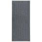 vidaXL Alfombra de pasillo atrapa suciedad 100x250 cm gris