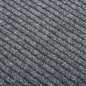 vidaXL Alfombra de pasillo atrapa suciedad 100x250 cm gris