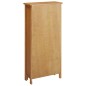 vidaXL Armario de almacenaje de madera de roble maciza 50x22x110 cm vidaXL Armario de almacenaje de madera de roble maciza 50x22x110 cm