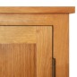 vidaXL Armario de almacenaje de madera de roble maciza 50x22x110 cm vidaXL Armario de almacenaje de madera de roble maciza 50x22x110 cm