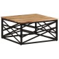 vidaXL Mesa de centro de madera maciza acacia 68x68x35 cm vidaXL Mesa de centro de madera maciza acacia 68x68x35 cm