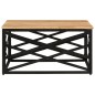 vidaXL Mesa de centro de madera maciza acacia 68x68x35 cm vidaXL Mesa de centro de madera maciza acacia 68x68x35 cm