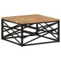 vidaXL Mesa de centro de madera maciza acacia 68x68x35 cm vidaXL Mesa de centro de madera maciza acacia 68x68x35 cm