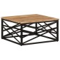 vidaXL Mesa de centro de madera maciza acacia 68x68x35 cm vidaXL Mesa de centro de madera maciza acacia 68x68x35 cm