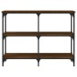 vidaXL Mesa consola madera de ingeniería marrón roble 100x29x75 cm vidaXL Mesa consola madera de ingeniería marrón roble 100x29x75 cm