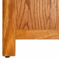 vidaXL Estantería de 5 niveles de madera maciza de roble 45x22x140 cm vidaXL Estantería de 5 niveles de madera maciza de roble 45x22x140 cm