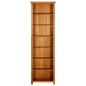 vidaXL Estantería de 7 niveles madera maciza de roble 60x22x200 cm vidaXL Estantería de 7 niveles madera maciza de roble 60x22x200 cm