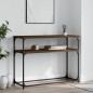 vidaXL Mesa consola madera de ingeniería marrón roble 100x35,5x75 cm vidaXL Mesa consola madera de ingeniería marrón roble 100x35,5x75 cm