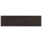 vidaXL Alfombrilla autoadhesiva escalera 15 uds marrón oscuro 76x20 cm vidaXL Alfombrilla autoadhesiva escalera 15 uds marrón oscuro 76x20 cm