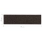 vidaXL Alfombrilla autoadhesiva escalera 15 uds marrón oscuro 76x20 cm vidaXL Alfombrilla autoadhesiva escalera 15 uds marrón oscuro 76x20 cm