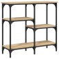 vidaXL Mesa consola madera de ingeniería roble Sonoma 80x29x75 cm vidaXL Mesa consola madera de ingeniería roble Sonoma 80x29x75 cm