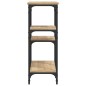 vidaXL Mesa consola madera de ingeniería roble Sonoma 80x29x75 cm vidaXL Mesa consola madera de ingeniería roble Sonoma 80x29x75 cm