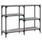 vidaXL Mesa consola madera de ingeniería gris Sonoma 102x29x75 cm vidaXL Mesa consola madera de ingeniería gris Sonoma 102x29x75 cm
